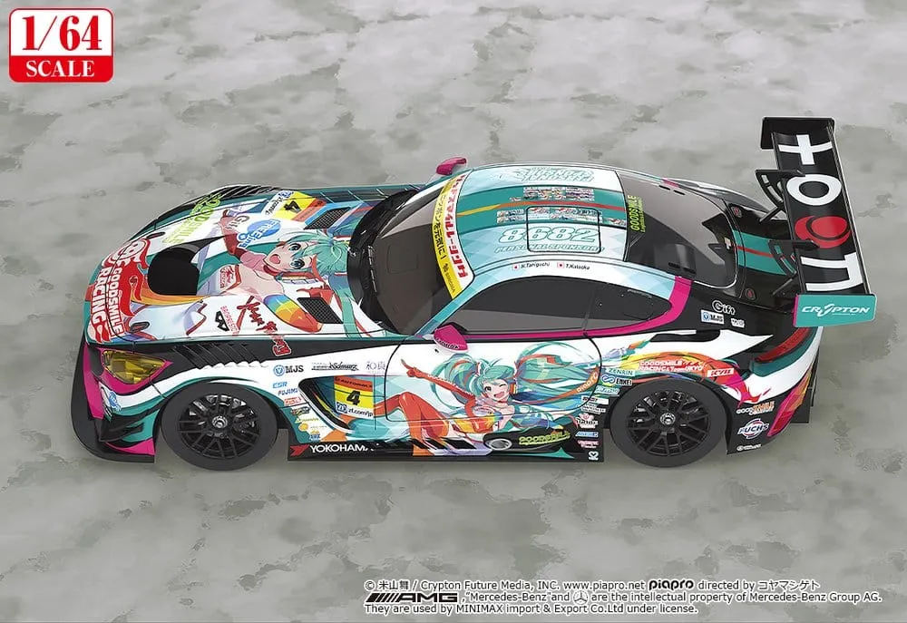 Hatsune Miku GT Project Vehicle 1/64 Good Smile Hatsune Miku AMG 2016 Super GT Ver. 7 cm
